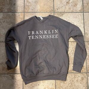 Franklin, Tennessee gray sweatshirt